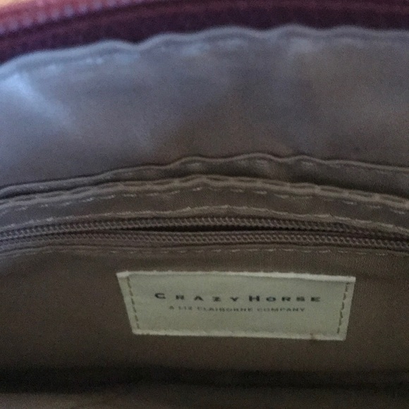 Crazy Horse by Liz Claiborne Red Purse - Picture 3 of 3